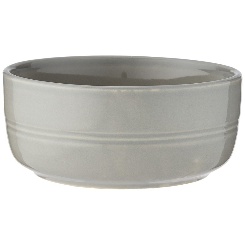 DINNERSET 16PCS GREY STONEWARE RIDGE