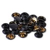 Wedding Decor 10pcs x 15mm Black Heavy Duty 3 parts