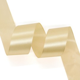 1-1/2 inch,100Yard,Gift Wrapping Satin Ribbon for Valentine‘s Day Flower Bouquet Arts Crafts Sewing Each Roll Ribbon for Trim Bow Merry Christmas Decoration (Champaign Gold)
