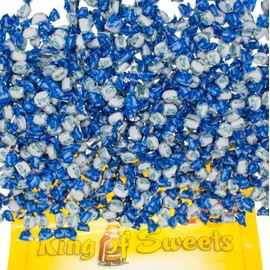 Delicate Mint Drops 5 Pounds Fresh Minty Flavor Individually Wrapped Hard Candy in a Resealable King of Sweets Bag