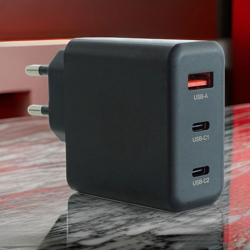 keepdrum GaN40 USB Multiple Fast Charger 2 x USB-C 1