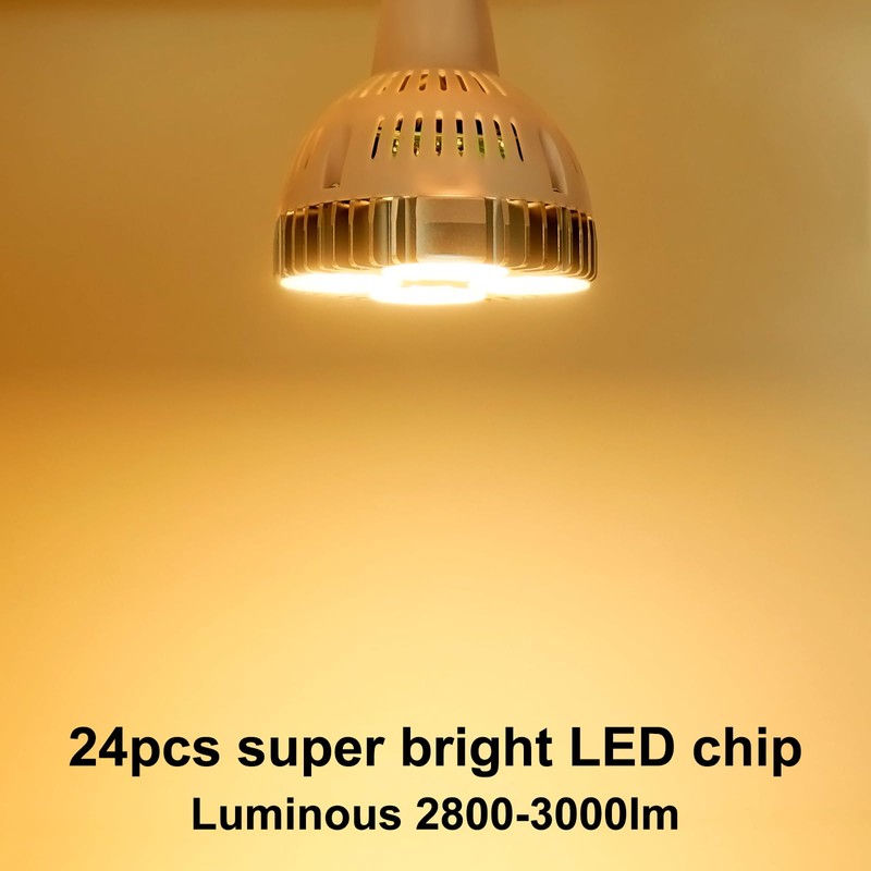 Aolyty 35w (75W Equivalent) PAR30 LED Bulb Warm White 2700K