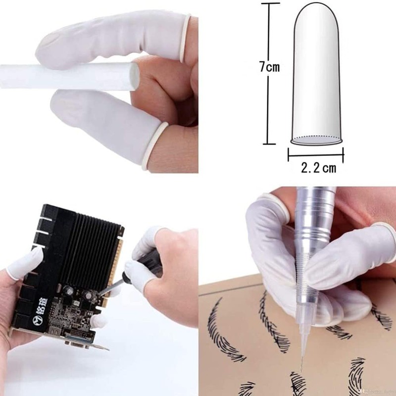 YFFSFDC Finger Sacks 300g (About 400pcs) Anti-slip Anti-Static Finger Sacks
