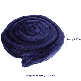 Holibanna - Cinturón de repuesto para albornoz, cinturón de franela de grosor suave, para albornoz, cinturón de repuesto, color azul oscuro, marino, Talla única