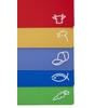 Premier Housewares Flexible Chopping Boards Plastic Polyethylene Colour Coded Cutting