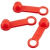 Kijima ZBL-ZN010012 Motorcycle Parts Bleeder Dust Cap, BLAZE, Red, 3