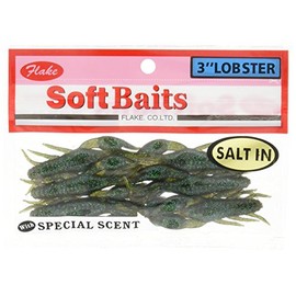ko-moran (Cormoran) Worm Lobster 3 °F – 062 Green Pumpkin/Blue, Green.