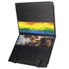 VViViD Black Portable Classic-Style Flat Cachet Portfolio (12" x 16")