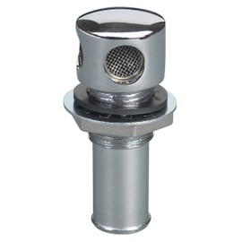 Moeller Marine Products Chrome Plate Brass 5/8" Vent Hose Accommodate Hulls Upto 1/2" Thick