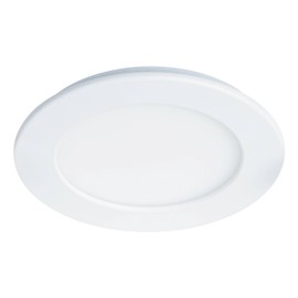 EGLO connect.z Smart Home Fueva-Z LED Recessed Bathroom Spotlight, Ultra Flat, Diameter 120 mm, ZigBee App and Voice Control, Alexa, Light Colour (Warm White/Cold White), Dimmable, Metal Recessed