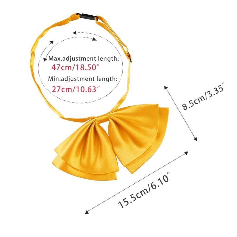 Allegra K School Ribbon, Ribbon Tie, Uniform Ribbon, Bowtie, Bowtie,