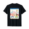 Crayon Shin-chan Samurai Shin-chan VS Buri Burizaemon T-shirt, Black