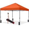 COOSHADE Durable Easy Pop Up Canopy Tent 10x10Ft, Orange