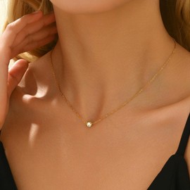 Dabovos 18K Gold Plated Cubic Zirconia Necklaces for Women Trendy Layered Round CZ Twisted Chain Necklaces Y-Shaped Diamond Solitaire Lariat Necklaces Dainty Bridal Wedding Jewelry Gifts