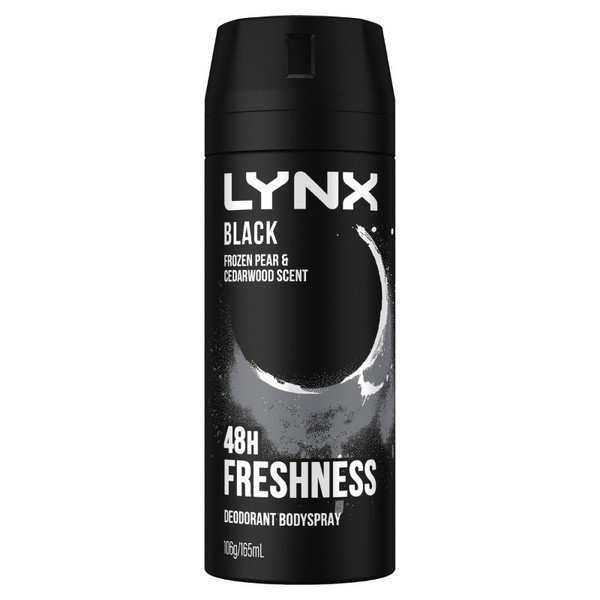 Lynx Deodorant Body Spray Black 150ml