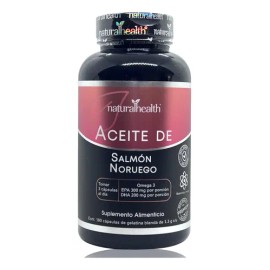 Aceite De Salmón Noruego Omega 3 180 Caps Natural Health