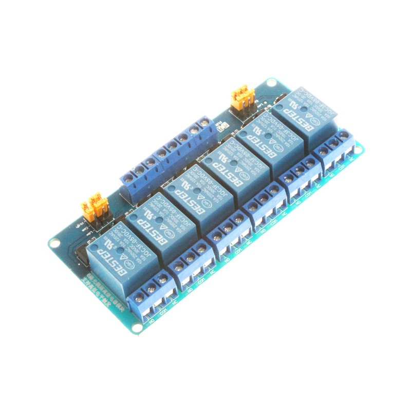 NOYITO 6-Channel Relay Module 5V 12V 24V High Low Level