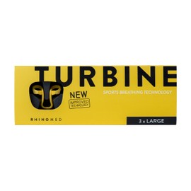 Rhinomed Turbine Nasal Dilator for Athletic Breathing, Size Large | Improves Airflow during exercise | Flexible and Lightweight