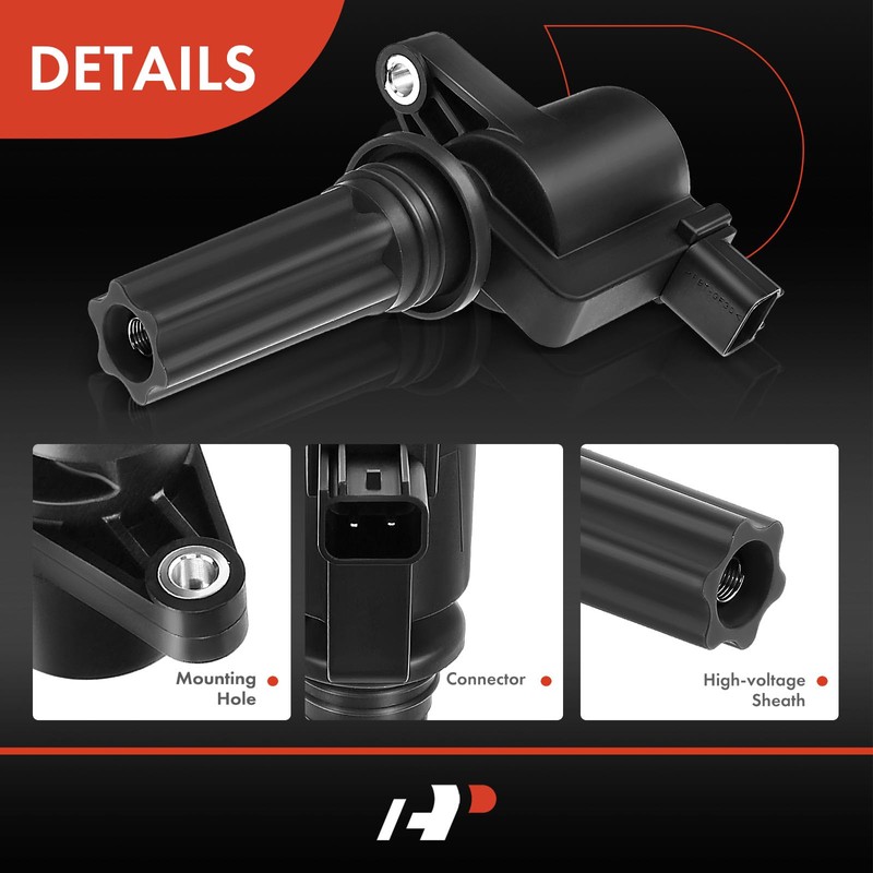 A-Premium Paquete de bobina de encendido del motor compatible con