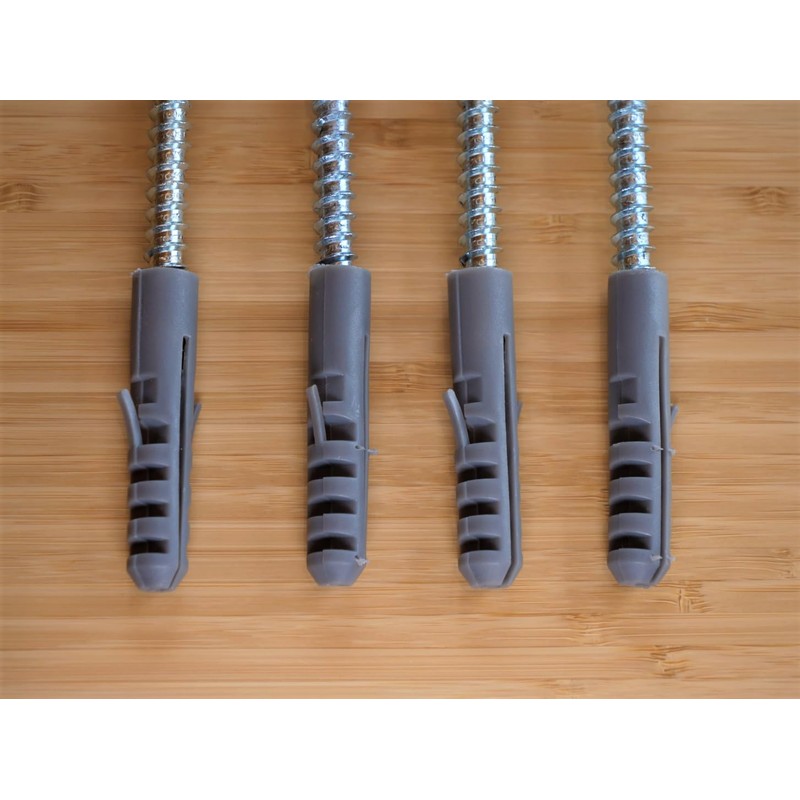 SpeedwellStar M10x100x5 Coach Bolt Screw Zinc Plated Wood Masonry Rawlplug