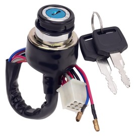 AHL Ignition Switch Key Compatible with Suzuki AX100 AX 100 125cc 150cc 250cc 300cc ATV (9 pin with 2 Wires)