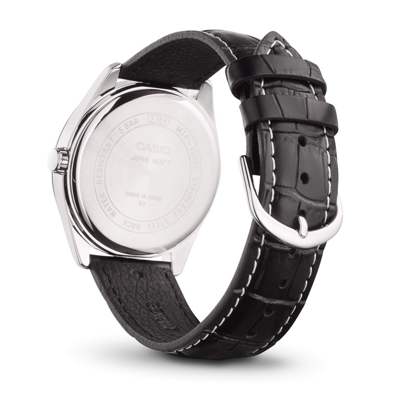 Casio HerrenArmbanduhr Analog Quarz Leder MTP-1302PL-7BVEF