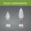 MEILUX 100Pack C9 Christmas LED Light Bulbs, Strawberry Replacement Bulb