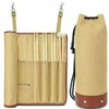 FEILOONG Drum Stick Bag, Crossbody Shoulder Strap Portable Vintage Drumstick