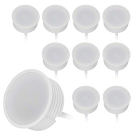 HCFEI 10x LED Modul GU10 Flach 230V 5W extra flach 22mm Dimmbar, Passend für alle Standard Einbauleuchten, Warmweiß 2700K 410LM, Ra>80, Entspricht Halogen 50 Watt, 120°Abstrahlwinkel