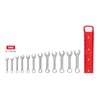 TEKTON Stubby Combination Wrench Set, 12-Piece (8-19 mm) - Holder