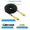 WEUASTE Premium Backup Camera RCA Cables, Car Reverse Camera Cable