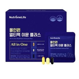 Nutrione (multivitamin + omega 3 + milk thistle + lutein) all-in-one multipack Immune Plus 1 box 1 month supply / 뉴트리원(멀티비타민+오메가3+밀크씨슬+루테인) 올인원 멀티팩 이뮨 플러스 1박스 1개월분