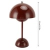 Mushroom Table Lamp 1800mAh LED 3 Lighting Modes USB Type