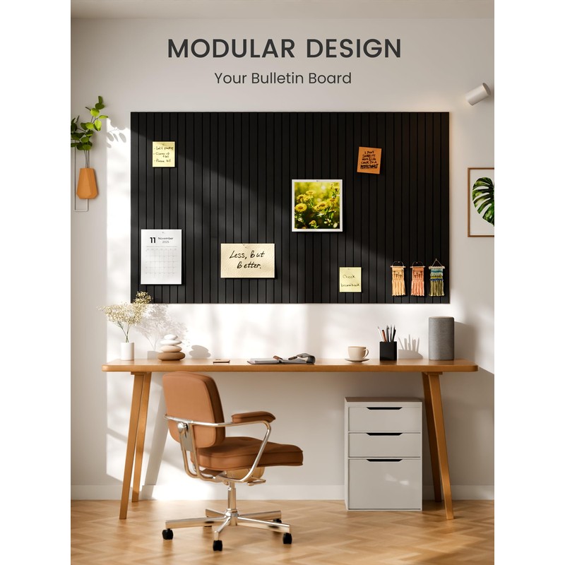 Bumusty Large Cork Board Alternative-47 x35 Felt Bulletin Board Tiles,