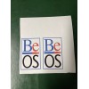 Unbranded BEOS computer logo vinyl decal