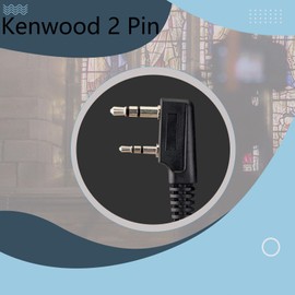 Retevis EHK004 Overhead Noise Reduction Walkie Talkie Headset 2 Pin, Boom Mic, Two Way Radio Headset for Camera Team(1 Pack)