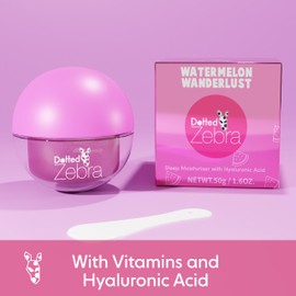 Dotted Zebra Watermelon Jelly Moisturising Mask, 1.6 oz - Hydrating Face Moisturizer with Hyaluronic Acid and Vitamins - Face Mask for All Skin Types