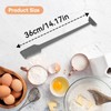 Silicone Jar Spatula, 36cm Long Handle Food Scraper for Jars,
