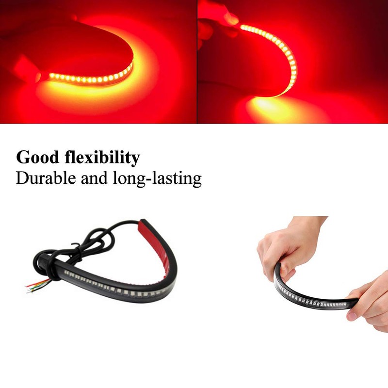 yifengshun Ultra-thin 48 LED 2835 3014SMD Motorcycle Rear Light Bar
