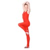 Roch Valley 'L108' Sleeveless Catsuit Red Ladies 8/10 Eu 36-38