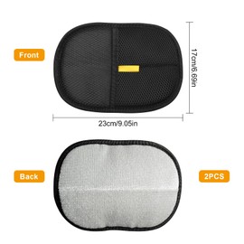 FL HUA 1 Pair of Fur Magnetic Gloves, Fur Gloves, Larger and Thicker, Pet Hair Remover Gloves for Cats and Dogs, Smooth Fur and Gentle Massage