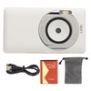 Digital Camera, White 50MP 4K 16x Zoom Vlogging Camera with