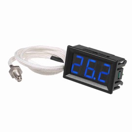 XH-B310 Industrial Digital Thermometer 12V Temperature Meter K-type M6 Thermocouple Tester -30~800℃ Thermograph High Accuracy with LED-Display
