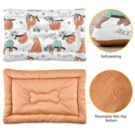 xigua Sloth Pet Bed, Soft Anti-Slip Dog Cat Bed Pet Mattress for Small Medium Large Dogs and Cats, 36 x 24 Inch