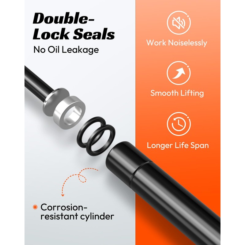 C16-06874 17 Inch 40 Lbs Gas Strut, 2 PCS C16-09450