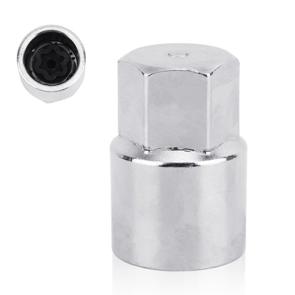 D-Wheel Locking Lug Nut Detach Tool for Toyota, Carbon Steel