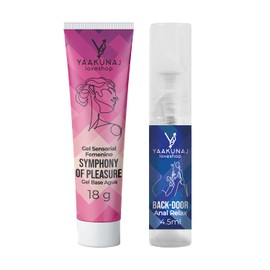 Kit Symphony of Pleasure Sensibilizante 18ml  Anal Relax BackDoor Desensibilizante 4.5 Ml Yaakunaj Loveshop                                           