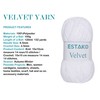 Estako Velvet Chenille Blanket amigurumi Yarn for Crocheting and Knitting