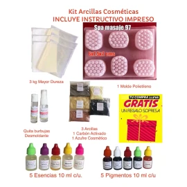 Productos Naturaly Kit Jabón De Glicerina Arcillas Carbón Activado Instructivo
