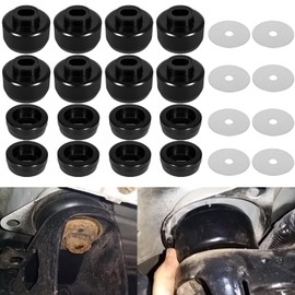 7-141 Body and Cab Mount Bushing Kit for 1999-2014 Chevy Silverado & Sierra 1500/2500 2WD/4WD Polyurethane Body Mount Bushings Kit
